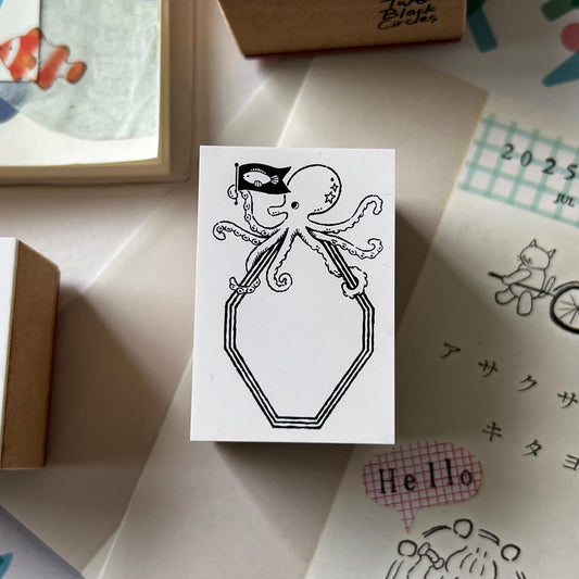 [Pre-order] 'Dance with the Waves Series' Octopus Frame Stamp