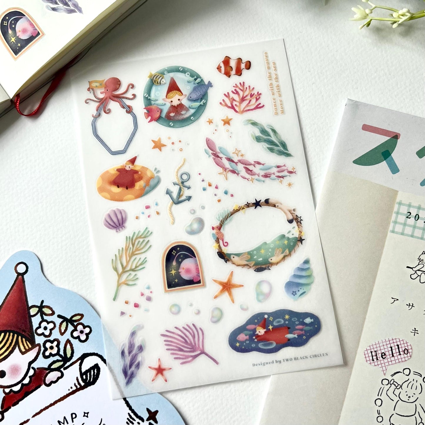 [Pre-order] 'Dance with the Waves Series' Print-On Sticker