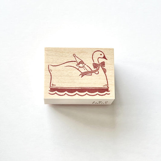 [Pre-order] 'The Good Time Series' Little Elf and Swan Stamp