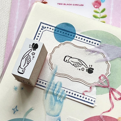 [Pre-order] 'The Lovely Hand Series' Lovely Touch Butterfly Stamp