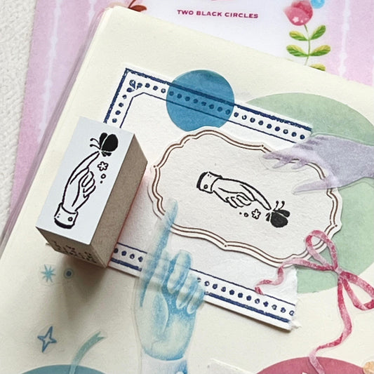 [Pre-order] 'The Lovely Hand Series' Lovely Touch Butterfly Stamp