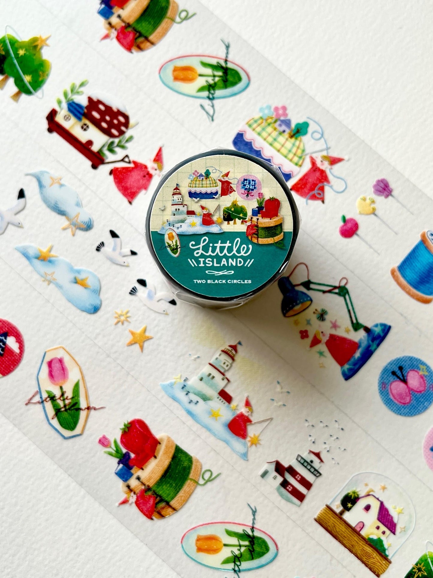 [Pre-order] 'Little Island Series' Glossy PET Masking Tape