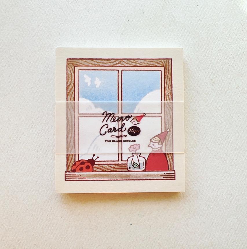 [Pre-order] 'Hide and Seek Series' Window Memo Card (10pcs)