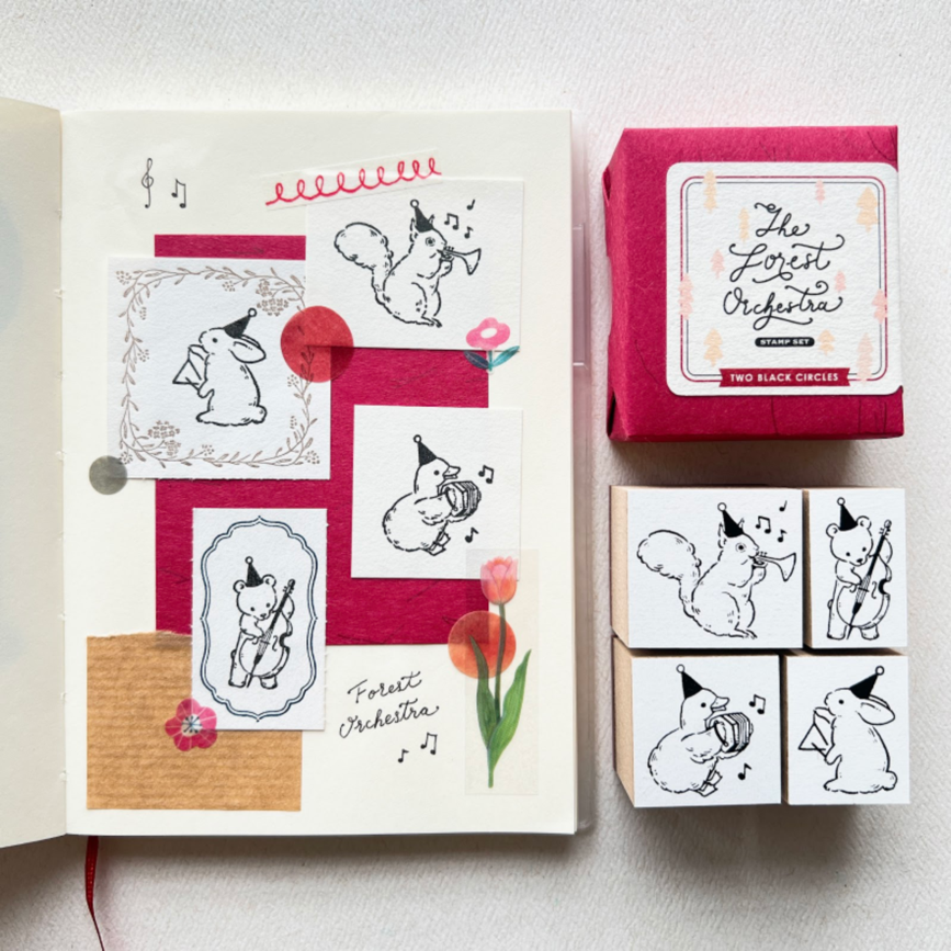 [Pre-order] 'The Forest Orchestra Series' Stamp Set (4 stamps)