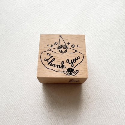 [Pre-order] 'TWO BLACK CIRCLES 2022 Vol.1' Watching Flower Thank You Stamp
