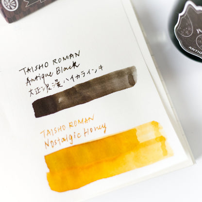 Teranishi Taisho Roman Ink - Antique Black (Water-based, Fountain pen ink)
