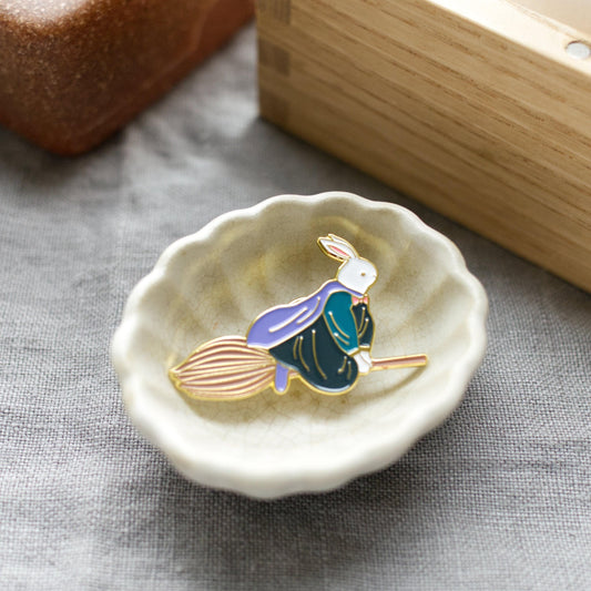 Rabbit Witch Pin by Kazy Chan (Quirky, original character, rare)