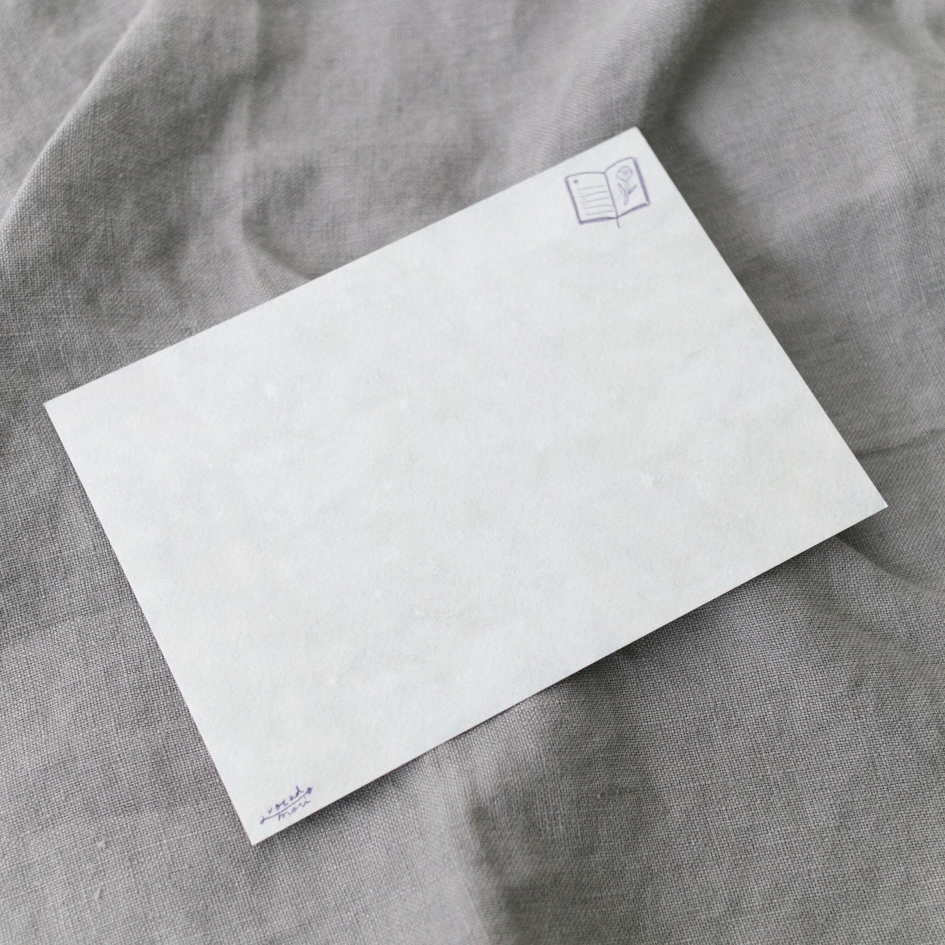 Starry Lake - Christmas Postcard by Avocado Mori