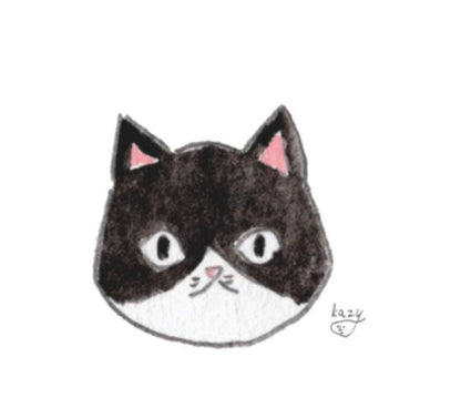 Black Cat Pin by Kazy Chan (Quirky, original character, rare)