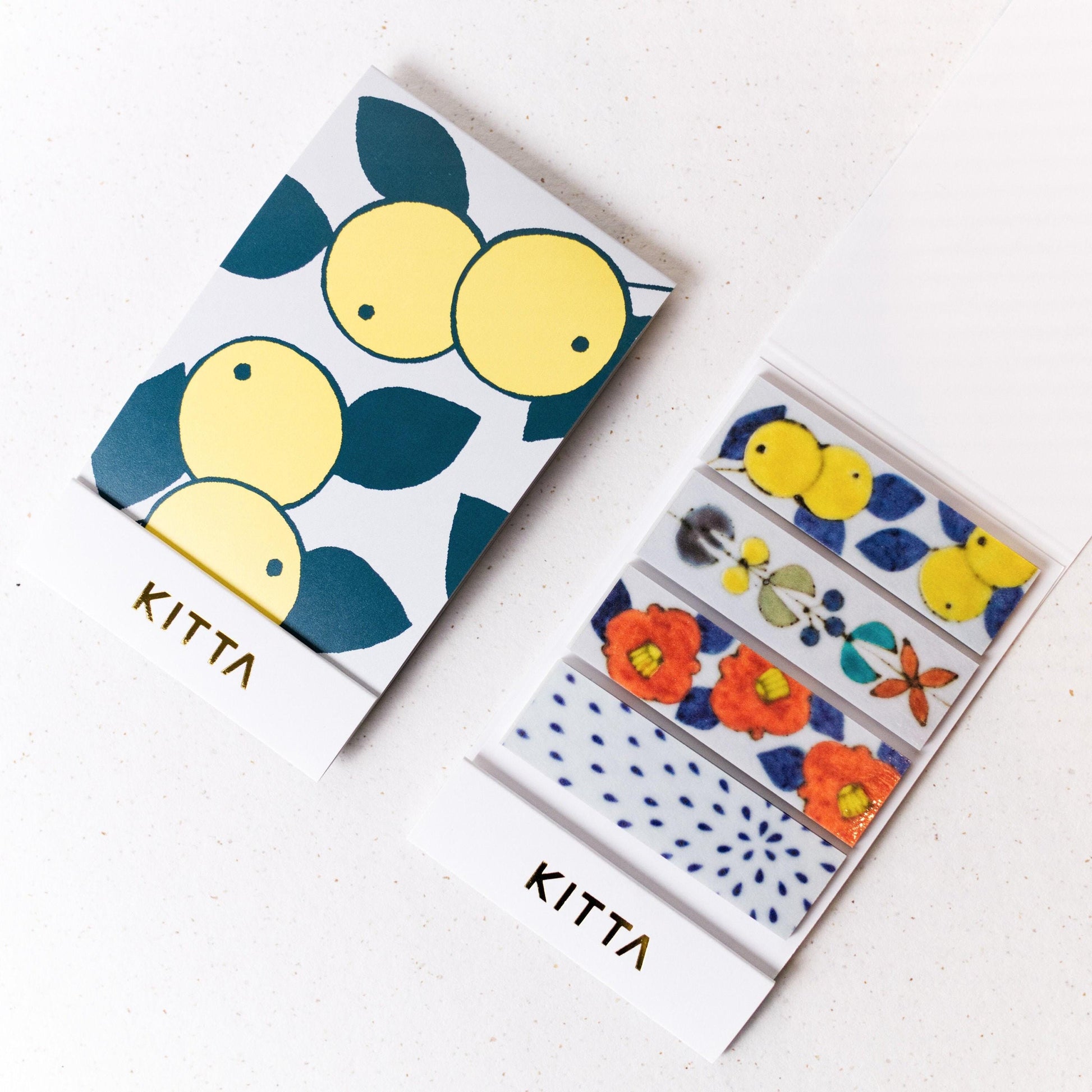 KITTA: Pre-cut Washi Masking Tape - Fruit & Flower Pottery