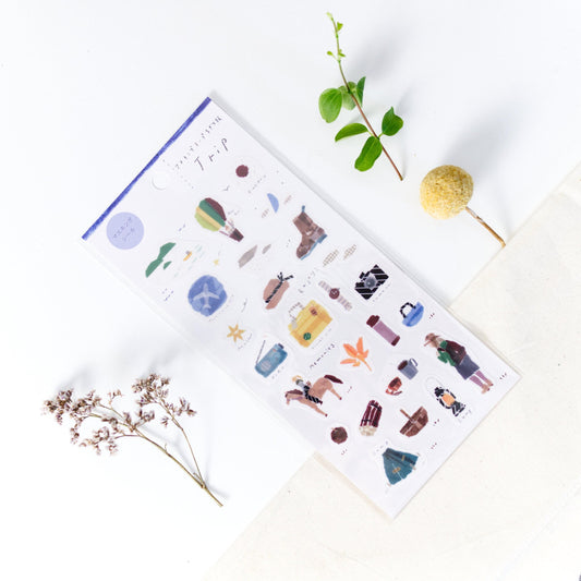 Washi Sticker - 'Trip' by Miki Tamura