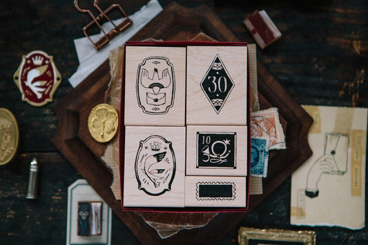 OURS Studio - Postal Stamp Set of 5 (Christmas gift)