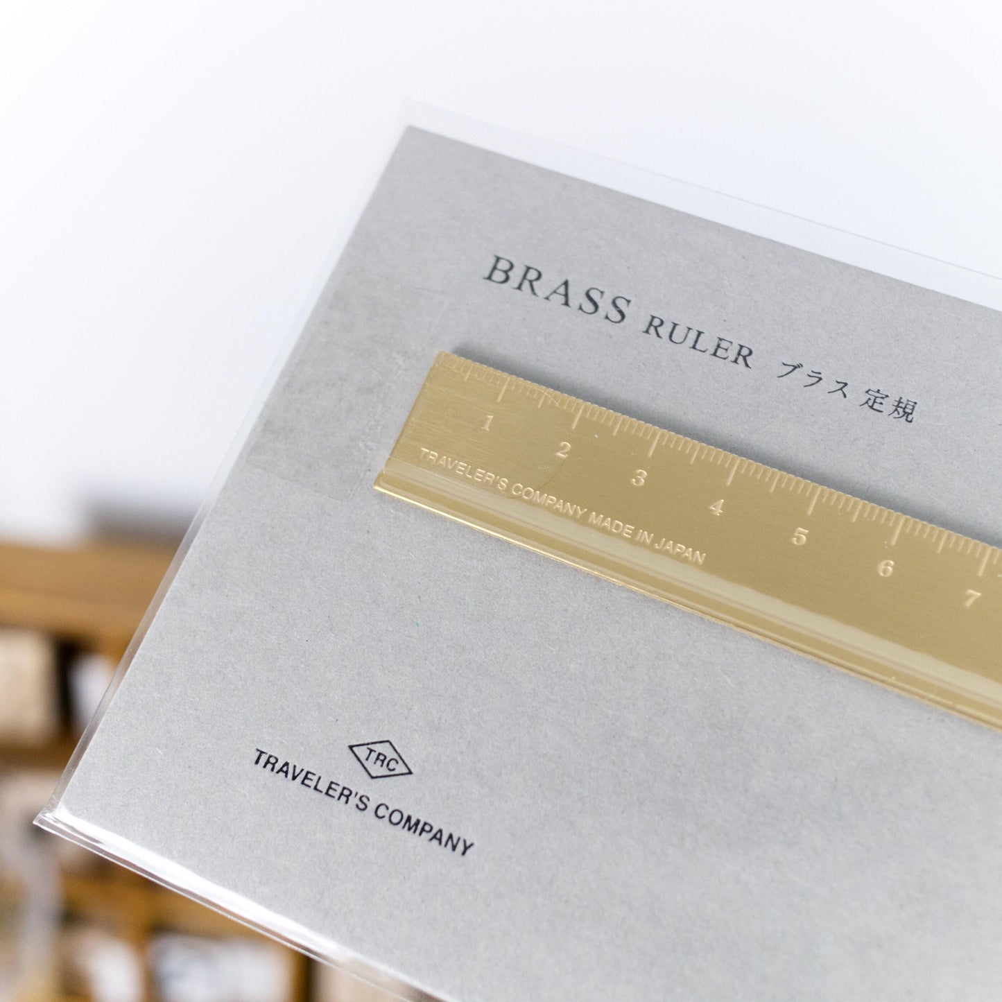 Traveler's Notebook: Brass Ruler (Traveler's Company, Midori, Christmas Gift)