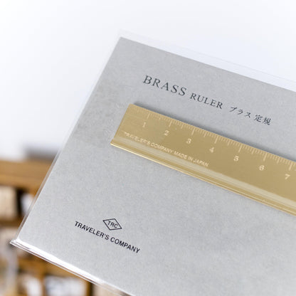 Traveler's Notebook: Brass Ruler (Traveler's Company, Midori, Christmas Gift)