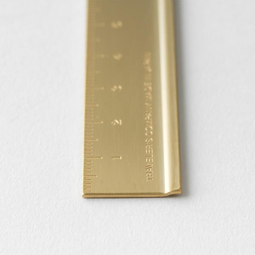 Traveler's Notebook: Brass Ruler (Traveler's Company, Midori, Christmas Gift)