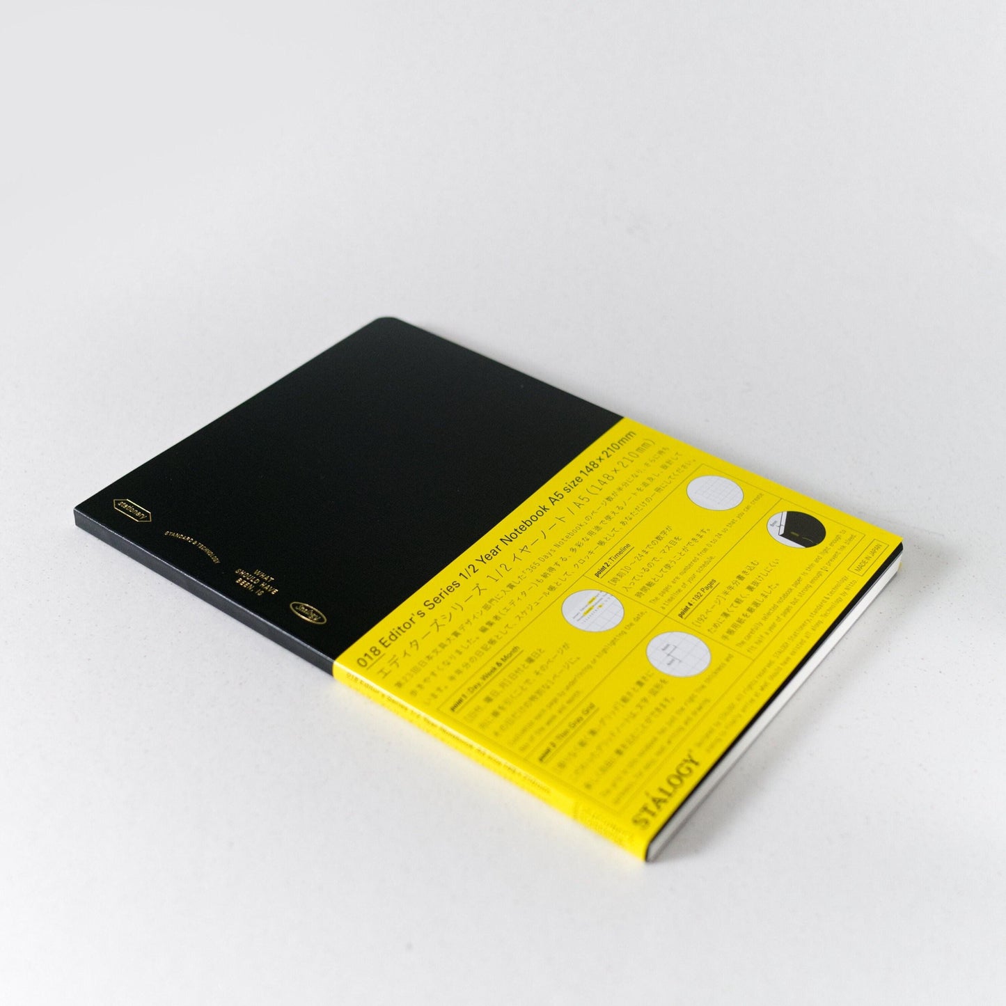 Stálogy 018 Editor's Series Journal Planner A5 - Black