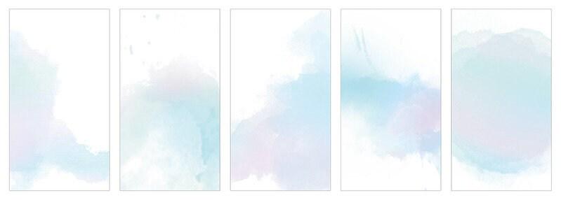 MU Tracing Paper - 10 Morning Glory (Translucent | Watercolor | Dyeing | Blue | Purple)