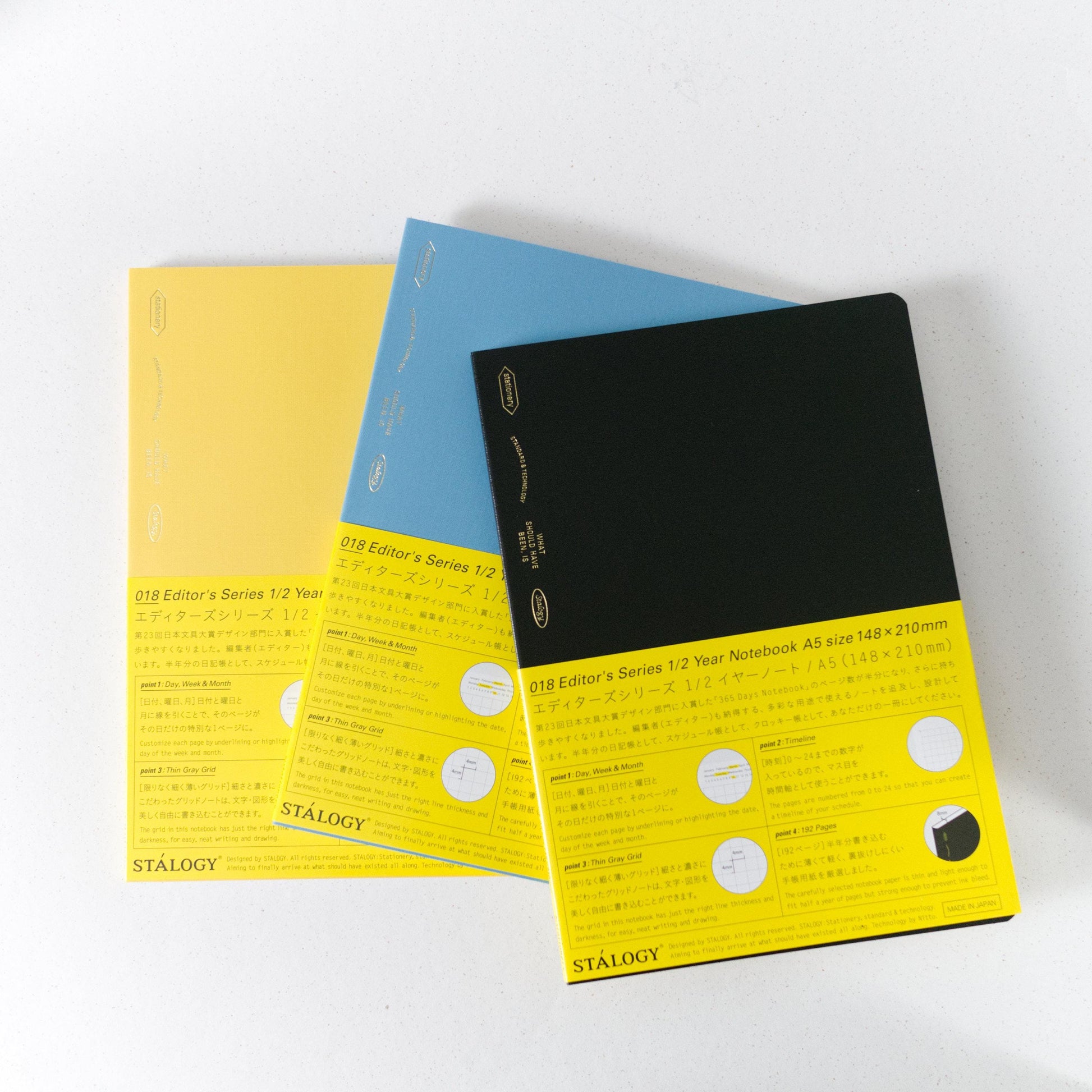 Stálogy 018 Editor's Series Journal Planner A5 - Black