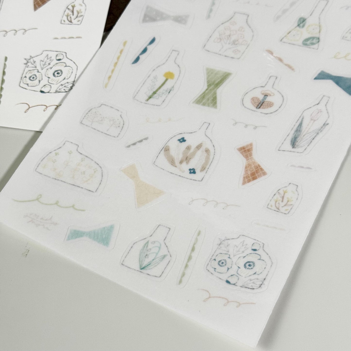 Midsummer Terrarium Sticker & Postcard Set by Avocado Mori