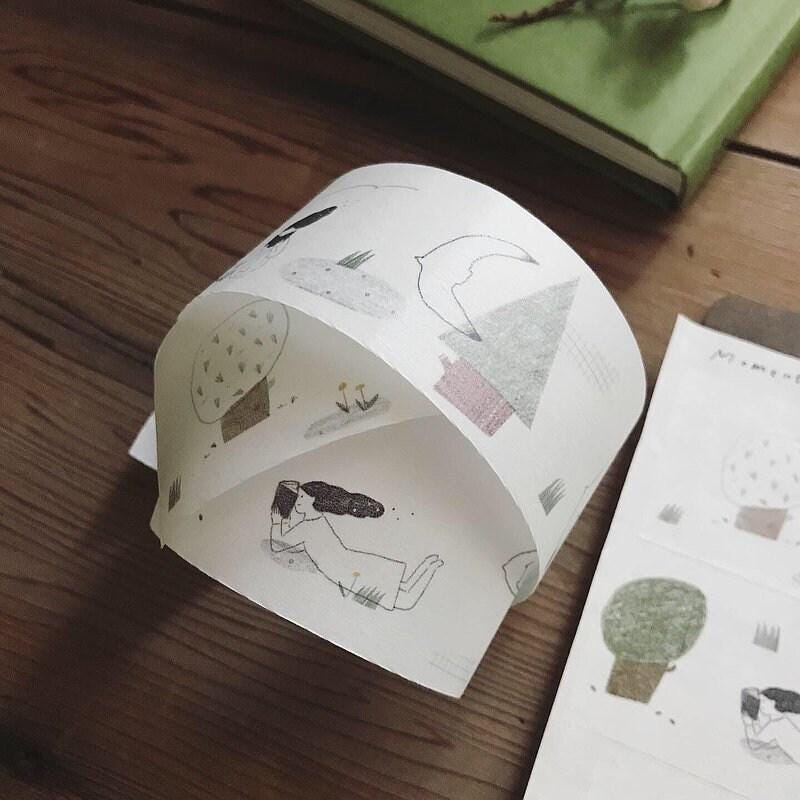 Moments of reading - Washi masking tape by Avocado Mori (Nordic, Rare, Minimalist, Christmas, Botanical)