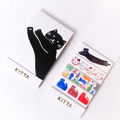 KITTA Pre-cut Washi Masking Tape - Cat