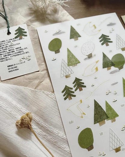 Words from Christmas Forest Transfer Sticker by Avocado Mori (Rub-on)