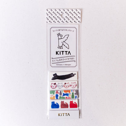 KITTA Pre-cut Washi Masking Tape - Cat