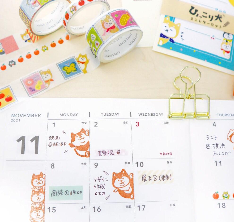 Shiba inu / dog clear stamp by Worldcraft (22pcs) (Cute, Kawaii)