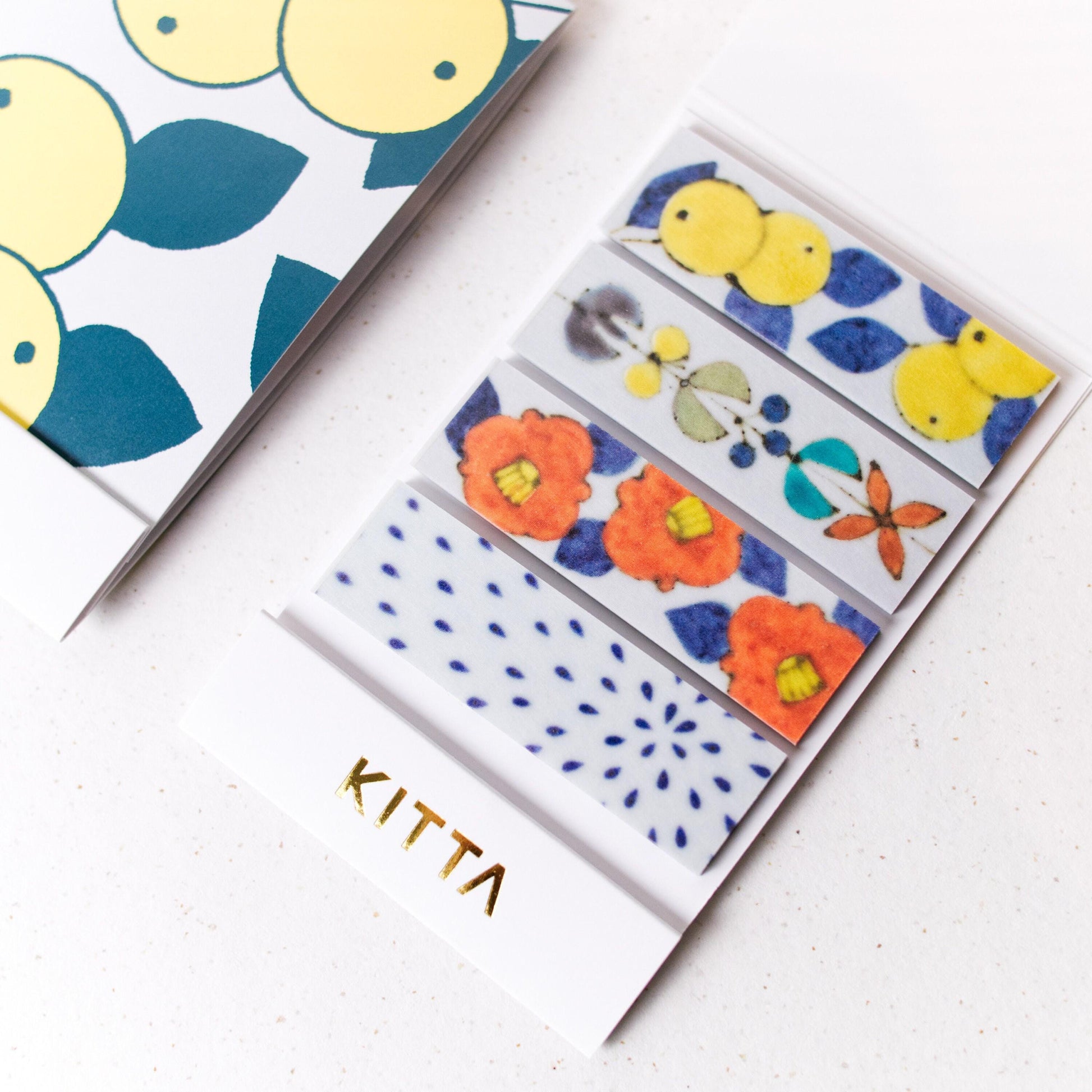 KITTA: Pre-cut Washi Masking Tape - Fruit & Flower Pottery