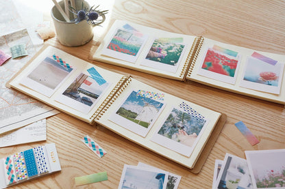 KITTA Pre-cut Washi Masking Tape - Picnic Checks, Pattern, Flowers