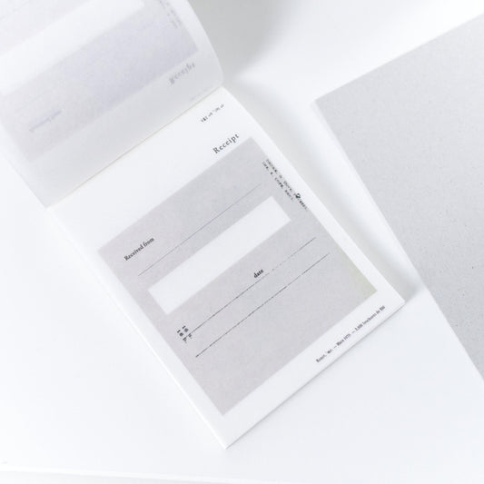 Yohaku Memo Pad M-051 Receipt (Rare, Postal, Japan, Modern elegant, Minimalist)