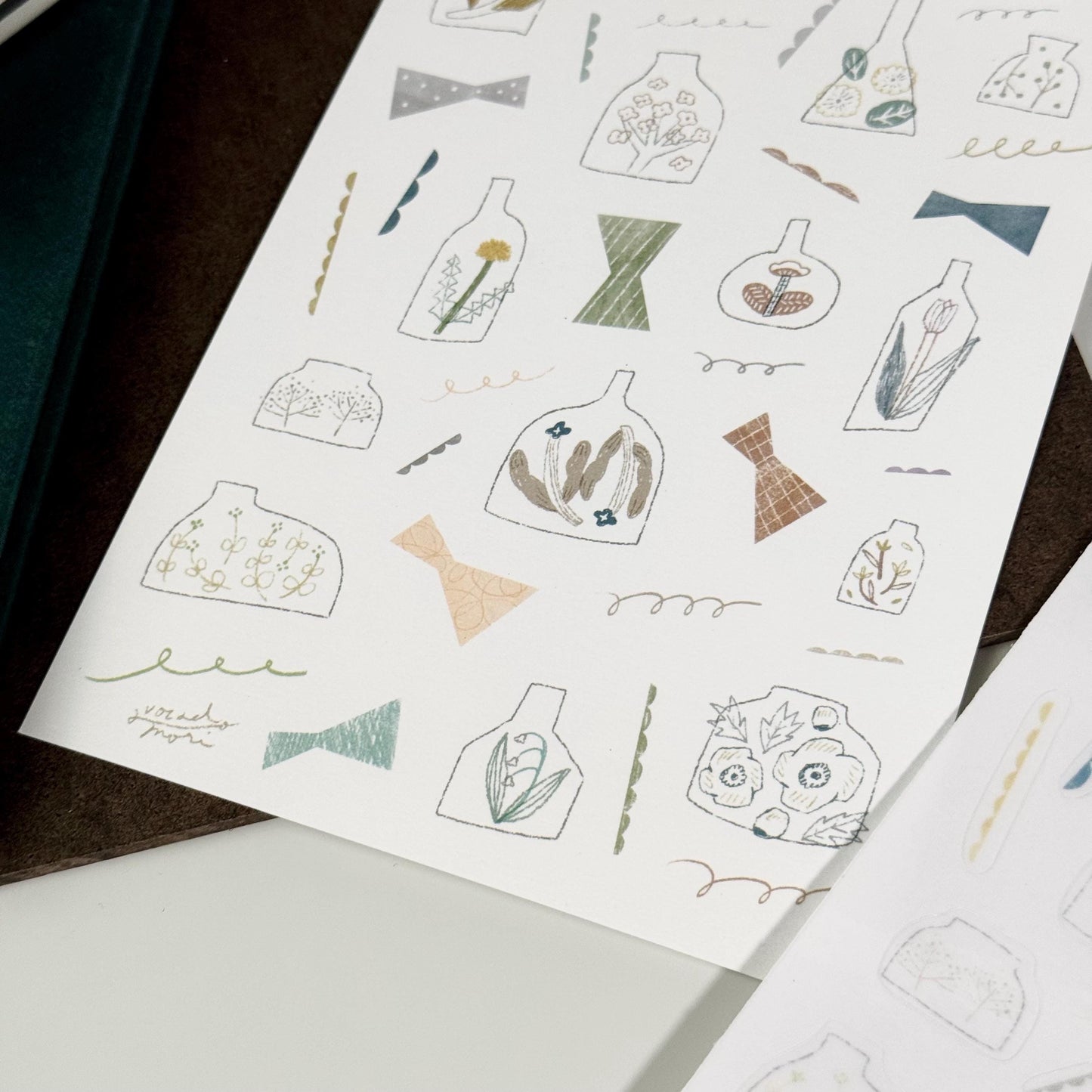 Midsummer Terrarium Sticker & Postcard Set by Avocado Mori