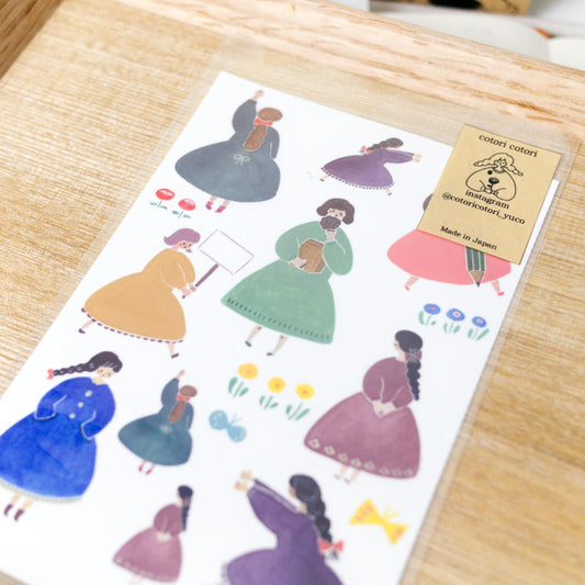 Girls series - People (B) sticker by Cotori Cotori (Rare, cute, xmas)