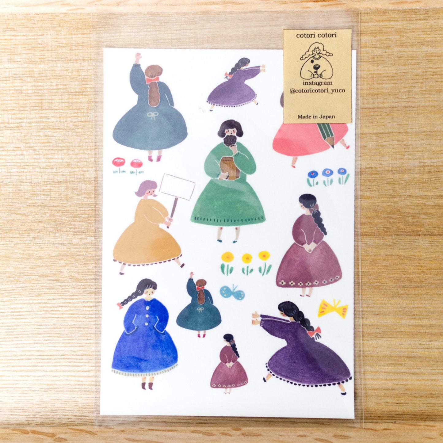 Girls series - People (B) sticker by Cotori Cotori (Rare, cute, xmas)