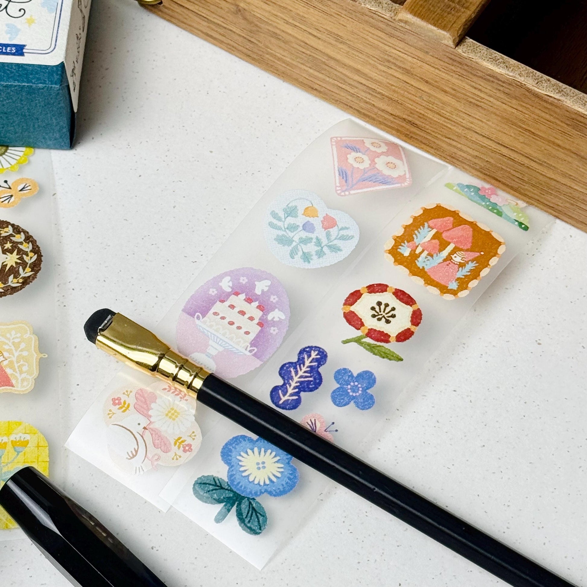 Nordic Collage - PET Masking Tape by Two Black Circles (Rare)