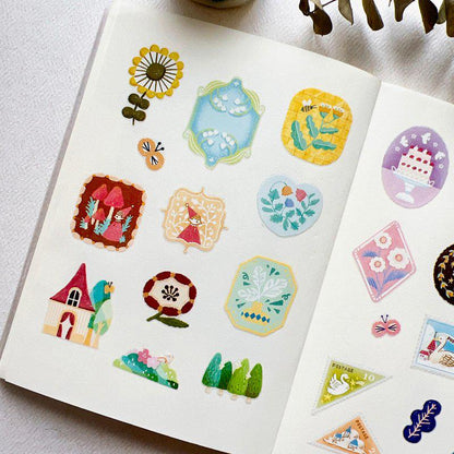 Nordic Collage - PET Masking Tape by Two Black Circles (Rare)