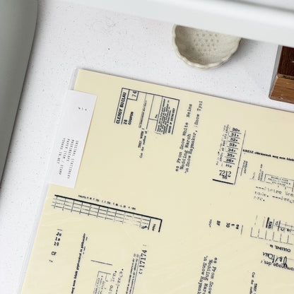 Wrapping Paper Set 'Basic' M-088 by Yohaku (Rare, Postal, Modern elegant)