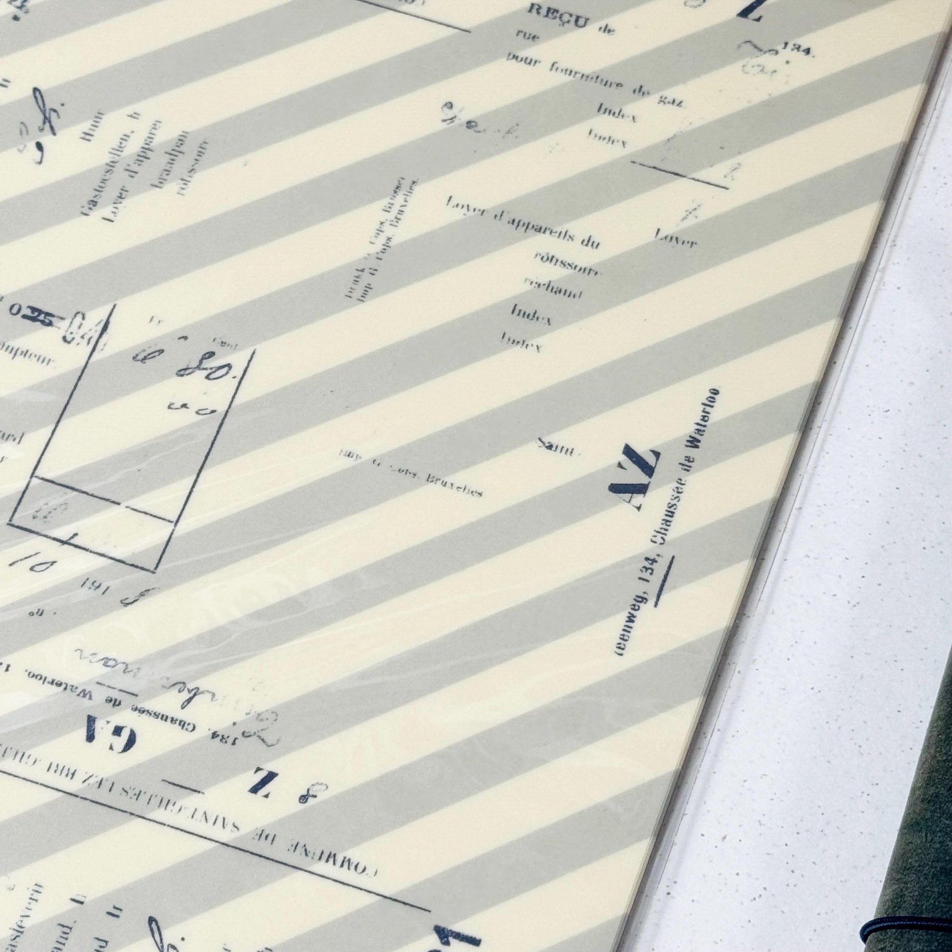 Wrapping Paper Set 'Music 02' M-089 by Yohaku (Rare, Postal, Modern elegant)