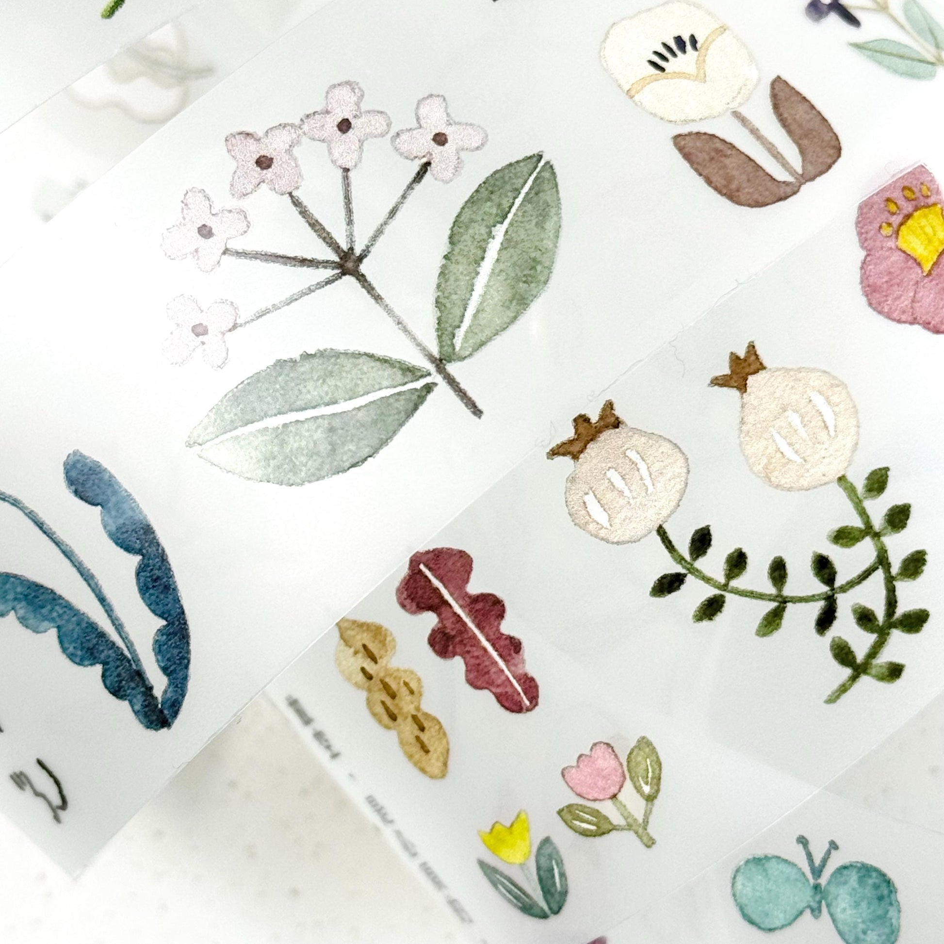 Clear PET Tape 'Twilight Flower Town' by Pion (Modern elegant)