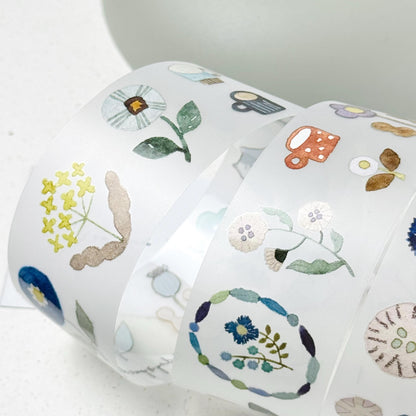 Clear PET Tape 'Twilight Flower Town' by Pion (Modern elegant)