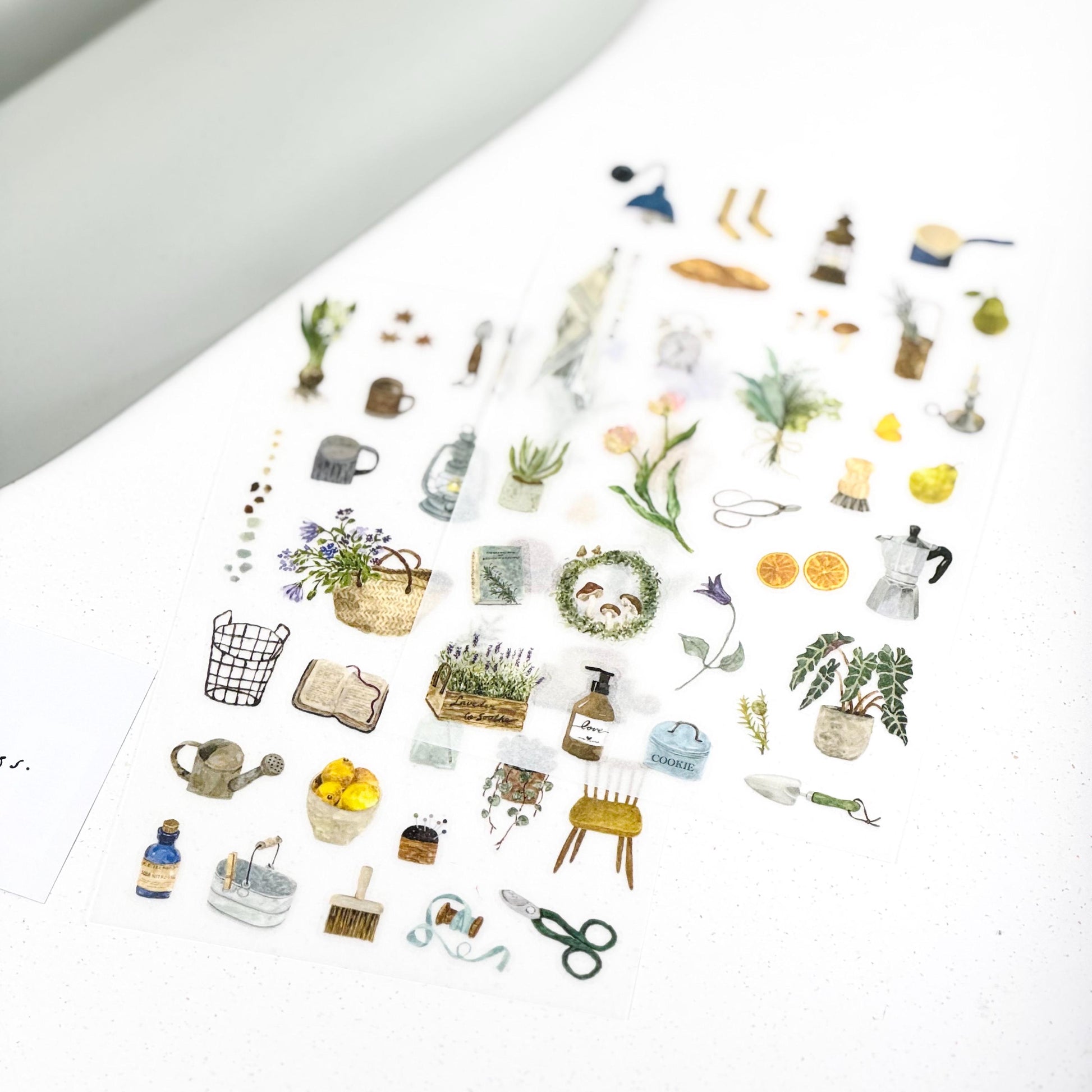 Transfer Stickers 'Things' by Pion - 2 designs (Modern elegant)