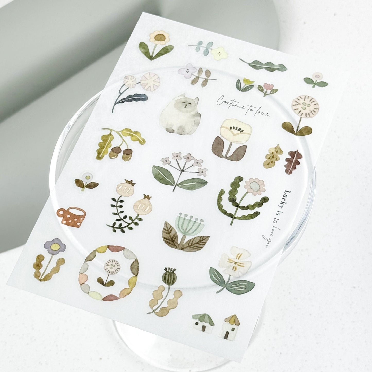 Transfer Sticker 'Twilight' by Pion - 2 designs (Modern elegant)