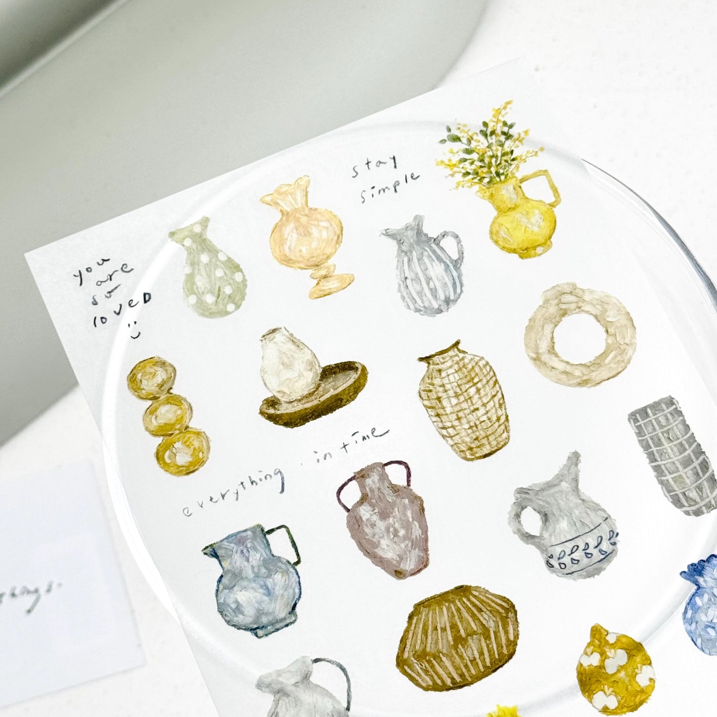 Transfer Sticker 'Flower Garden' by Pion - 2 designs (Modern elegant)