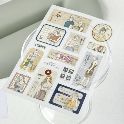 Transfer Sticker 'Tickets' by Pion - 2 designs (Modern elegant)