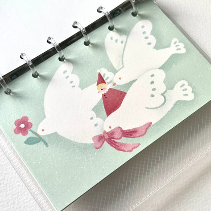 [Pre-order] M6 Memo Pad - Little Elf and Flying Birds
